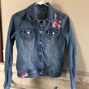 Floral embroidered Denim Jacket